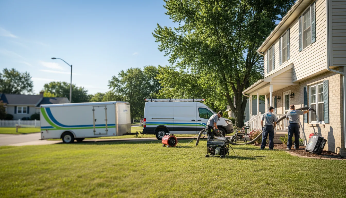 Flooded Basement Restoration And Cleanup With Repair in Marshville, NC near me